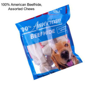 100% American Beefhide, Assorted Chews
