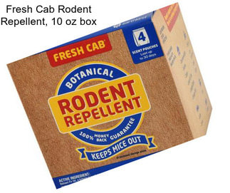 Fresh Cab Rodent Repellent, 10 oz box
