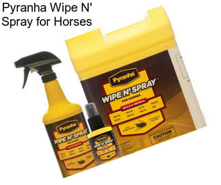 Pyranha Wipe N\' Spray for Horses
