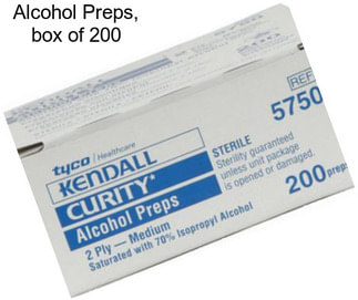 Alcohol Preps, box of 200