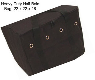 Heavy Duty Half Bale Bag, 22\