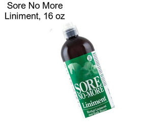 Sore No More Liniment, 16 oz