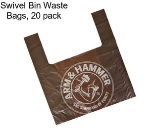 Swivel Bin Waste Bags, 20 pack