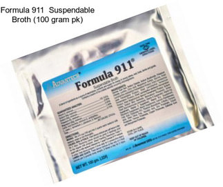 Formula 911  Suspendable Broth (100 gram pk)