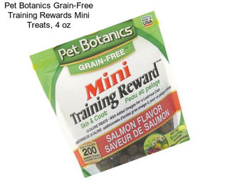 Pet Botanics Grain-Free Training Rewards Mini Treats, 4 oz