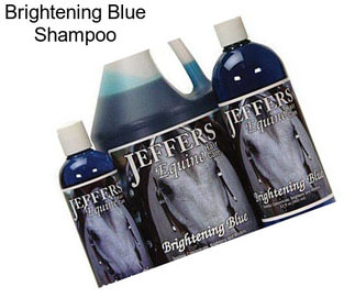 Brightening Blue Shampoo