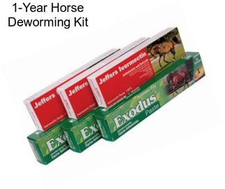 1-Year Horse Deworming Kit