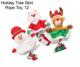 Holiday Tree Skirt Rope Toy, 12\