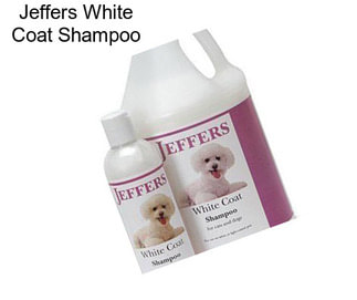 Jeffers White Coat Shampoo