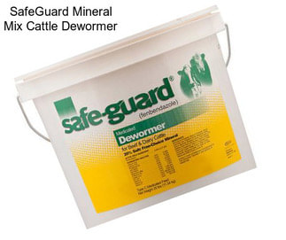 SafeGuard Mineral Mix Cattle Dewormer