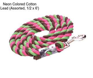 Neon Colored Cotton Lead (Assorted, 1/2\