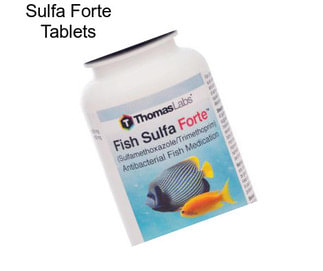 Sulfa Forte Tablets