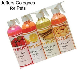 Jeffers Colognes for Pets