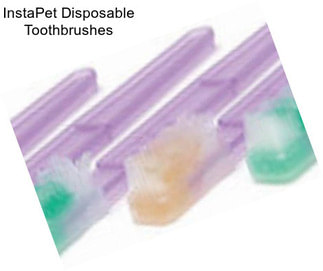 InstaPet Disposable Toothbrushes