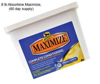 8 lb Absorbine Maximize, (60 day supply)