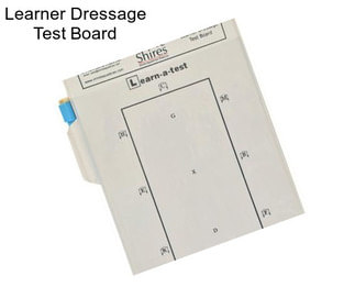 Learner Dressage Test Board