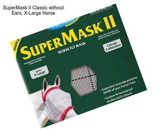 SuperMask II Classic without Ears, X-Large Horse