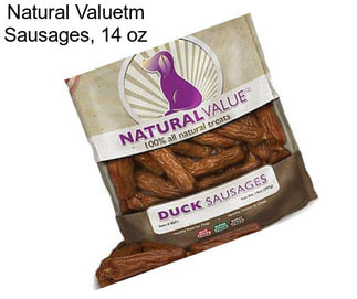 Natural Valuetm Sausages, 14 oz