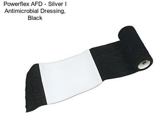 Powerflex AFD - Silver I Antimicrobial Dressing, Black