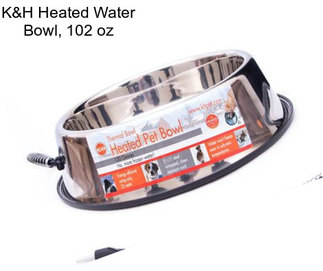 K&H Heated Water Bowl, 102 oz