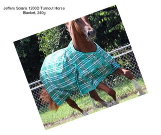 Jeffers Solaris 1200D Turnout Horse Blanket, 240g
