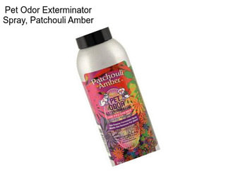 Pet Odor Exterminator Spray, Patchouli Amber