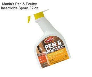 Martin\'s Pen & Poultry Insecticide Spray, 32 oz