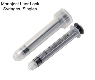 Monoject Luer Lock Syringes, Singles