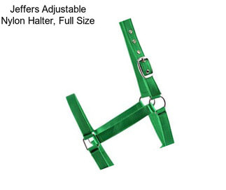 Jeffers Adjustable Nylon Halter, Full Size