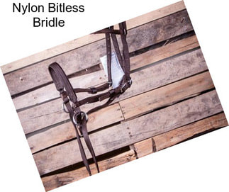 Nylon Bitless Bridle