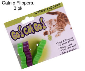 Catnip Flippers, 3 pk