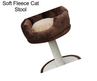 Soft Fleece Cat Stool