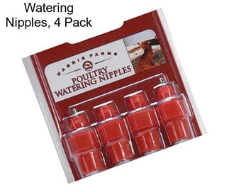 Watering Nipples, 4 Pack