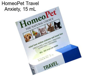 HomeoPet Travel Anxiety, 15 mL