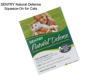 SENTRY Natural Defense Squeeze-On for Cats