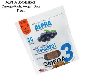 ALPHA Soft-Baked, Omega-Rich, Vegan Dog Treat