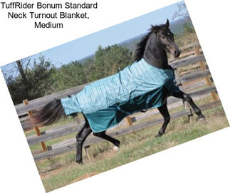 TuffRider Bonum Standard Neck Turnout Blanket, Medium