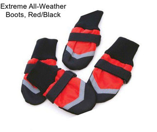 Extreme All-Weather Boots, Red/Black