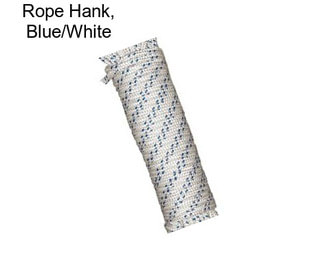 Rope Hank, Blue/White