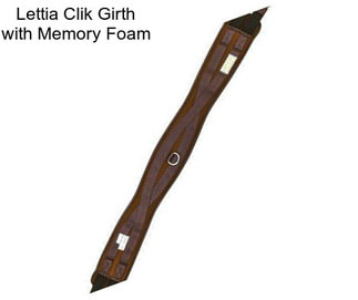 Lettia Clik Girth with Memory Foam