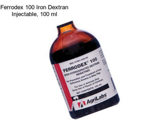 Ferrodex 100 Iron Dextran Injectable, 100 ml