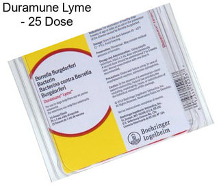 Duramune Lyme - 25 Dose