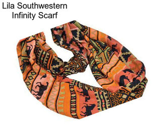 Lila Southwestern Infinity Scarf