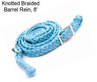 Knotted Braided Barrel Rein, 8\'