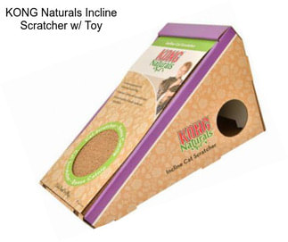 KONG Naturals Incline Scratcher w/ Toy