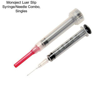 Monoject Luer Slip Syringe/Needle Combo, Singles