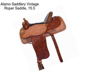 Alamo Saddlery Vintage Roper Saddle, 15.5\