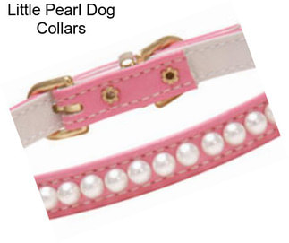 Little Pearl Dog Collars