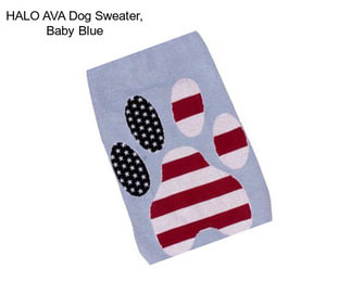 HALO AVA Dog Sweater, Baby Blue