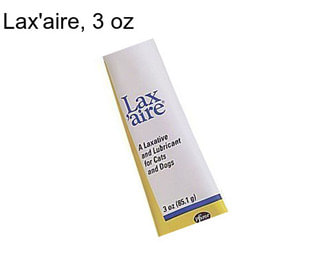 Lax\'aire, 3 oz